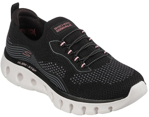 Skechers GO WALK Glide-Step Flex-Silver Spirit 運動休閒鞋 女款 黑 Lookbook Skechers GO WALK Glide-Step Flex-Silver Spirit 運動休閒鞋 女款 黑