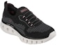 Lookbook (W) Skechers Go Walk Glide Step Flex 'Hitam Merah Jambu' 124808-BKPK