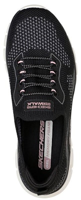 Skechers GO WALK Glide-Step Flex-Silver Spirit 運動休閒鞋 女款 黑 Shop Skechers GO WALK Glide-Step Flex-Silver Spirit 運動休閒鞋 女款 黑