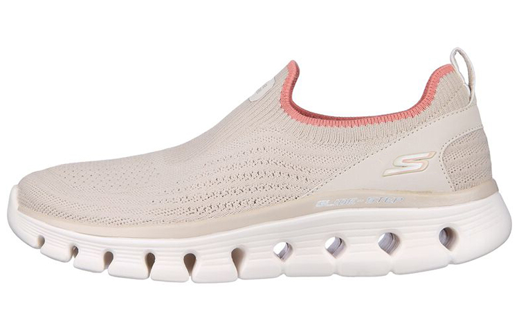 (Women) Skechers Go Walk Glide Step Flex Slip On 'Taupe Pink' 124809-TPPK