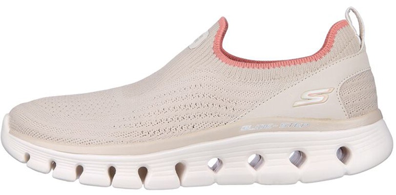(Women) Skechers Go Walk Glide Step Flex Slip On 'Taupe Pink' 124809-TPPK Buy (Women) Skechers Go Walk Glide Step Flex Slip On 'Taupe Pink' 124809-TPPK