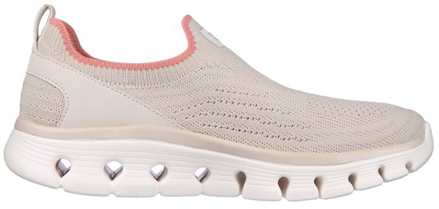 (W) 斯凯奇 Go Walk Glide 步行鞋 ‘卡其粉’ 女款便鞋 124809-TPPK Order (W) 斯凯奇 Go Walk Glide 步行鞋 ‘卡其粉’ 女款便鞋 124809-TPPK