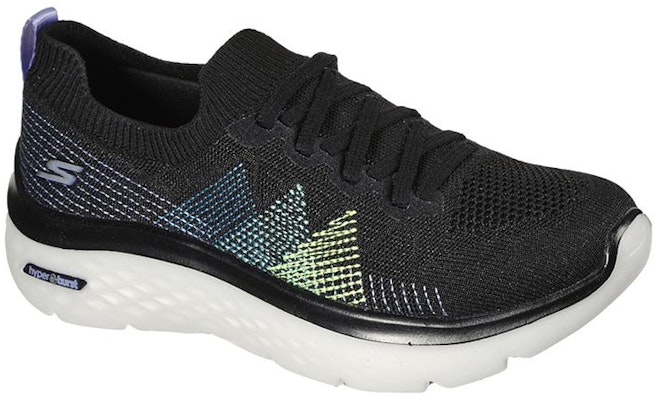 Skechers Go Walk Hyper Burst 輕便透氣舒適 低幫跑步鞋 女款 黑色 Lookbook Skechers Go Walk Hyper Burst 輕便透氣舒適 低幫跑步鞋 女款 黑色