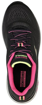 Skechers Go Walk Hyper Burst 透氣舒適低筒跑步鞋 女款 黑 Lookbook Skechers Go Walk Hyper Burst 透氣舒適低筒跑步鞋 女款 黑