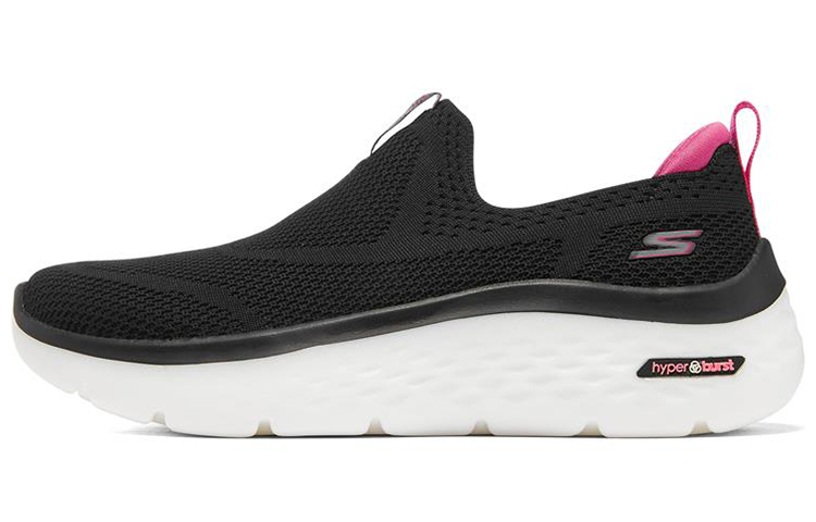 (Women) Skechers Go Walk Hyper Burst 'Black Pink' 124586-BKHP