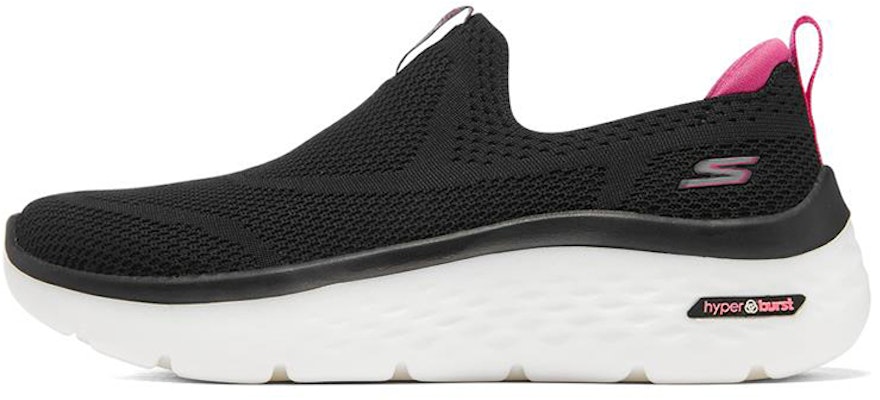 (Women) Skechers Go Walk Hyper Burst 'Black Pink' 124586-BKHP Buy (Women) Skechers Go Walk Hyper Burst 'Black Pink' 124586-BKHP