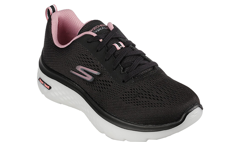 Lookbook (W) Skechers GO WALK Hyper Burst 'Negro Rosa' 124578-BKPK
