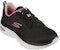 (W) Skechers GO WALK Hyper Burst 'Hitam Merah Jambu' 124578-BKPK