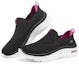 Lookbook (W) Skechers Go Walk Hyper Burst 'Hitam Merah Jambu' 124586-BKHP
