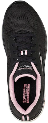 (W) Skechers GO WALK Hyper Burst 'Negro Rosa' 124578-BKPK Shop (W) Skechers GO WALK Hyper Burst 'Negro Rosa' 124578-BKPK