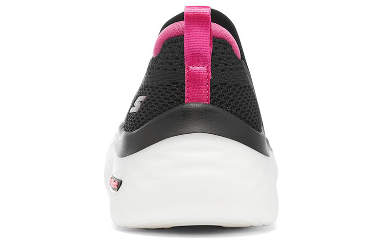 Shop Skechers Go Walk Hyper Burst 低筒懶人鞋 女款 黑粉