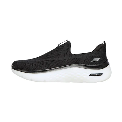 (W) Skechers Go Walk Hyper Burst 'Black Slip-On'