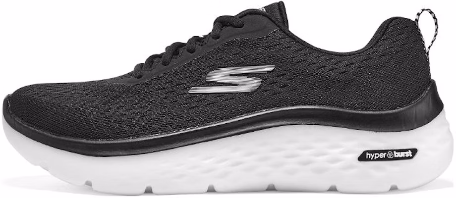 (Women) Skechers Go Walk Hyper Burst 'Black White' 124275-BKW Buy (Women) Skechers Go Walk Hyper Burst 'Black White' 124275-BKW