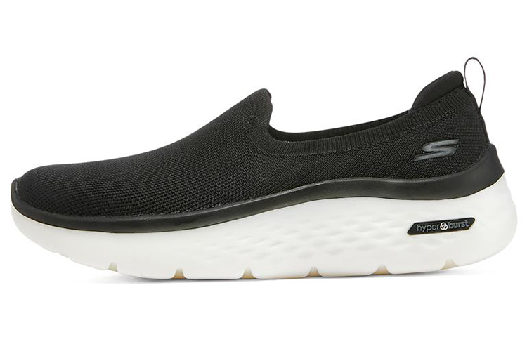 (Women) Skechers Go Walk Hyper Burst 'Black White' 124584-BKW