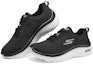Lookbook (W) Skechers Go Walk Hyper Burst 'Hitam Putih' 124275-BKW