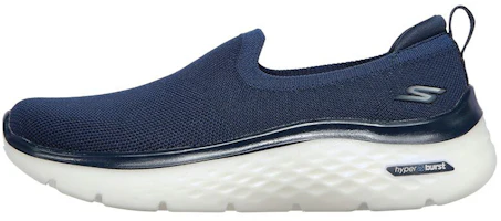 (Women) Skechers Go Walk Hyper Burst 'Blue Slip-On' 124584-NVY (Women) Skechers Go Walk Hyper Burst 'Blue Slip-On' 124584-NVY