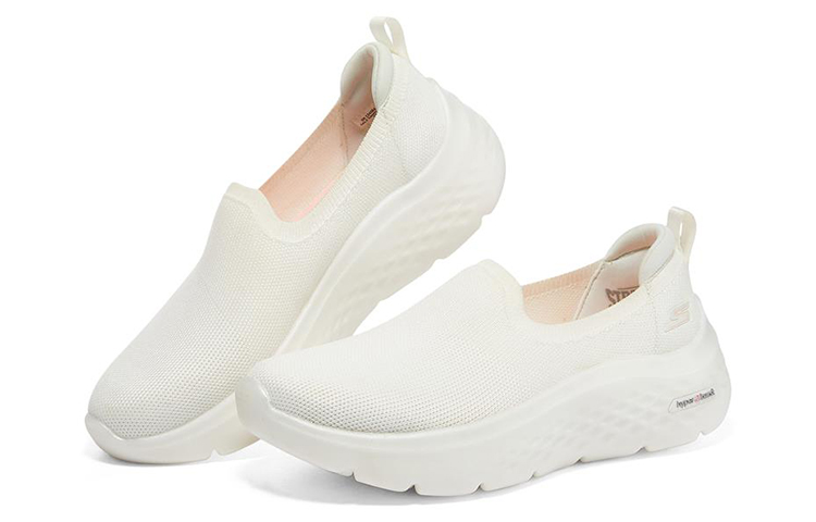 Lookbook (Women) Skechers Go Walk Hyper Burst 'Grand Smile White' 124584-WHT