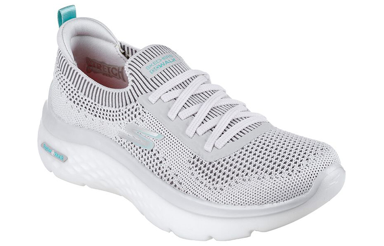 Lookbook (Women) Skechers Go Walk Hyper Burst 'Grey' 124585-GRY