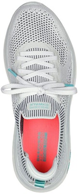 (Women) Skechers Go Walk Hyper Burst 'Grey' 124585-GRY Shop (Women) Skechers Go Walk Hyper Burst 'Grey' 124585-GRY
