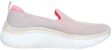 (W) Skechers Go Walk Hyper Burst 'Kelabu Merah Jambu Slip-On' 124580-TPCL