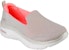 (W) Skechers Go Walk Hyper Burst 'Kelabu Merah Jambu Slip-On' 124580-TPCL
