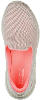 (Women) Skechers Go Walk Hyper Burst 'Grey Pink Slip-On' 124580-TPCL Shop (Women) Skechers Go Walk Hyper Burst 'Grey Pink Slip-On' 124580-TPCL