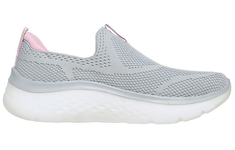 Order (Women) Skechers Go Walk Hyper Burst 'Grey Slip-On' 124586-GYPK