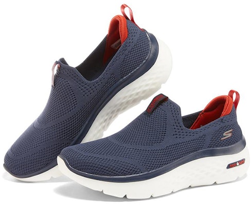 (W) スケッチャーズ GOwalk Hyper Burst ネイビー 124586-NVRD Lookbook (W) スケッチャーズ GOwalk Hyper Burst ネイビー 124586-NVRD