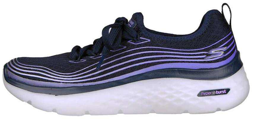 (Women) Skechers Go Walk Hyper Burst 'Navy Casual' 124599-NVLV Buy (Women) Skechers Go Walk Hyper Burst 'Navy Casual' 124599-NVLV