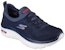 (W) Skechers Go Walk Hyper Burst 'Navy' Lelaki Kasual Sneaker 124585-NVY