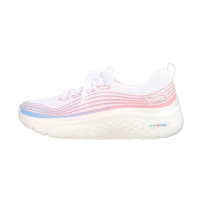 (W) Skechers Go Walk Hyper Burst 'Valar White Pink'