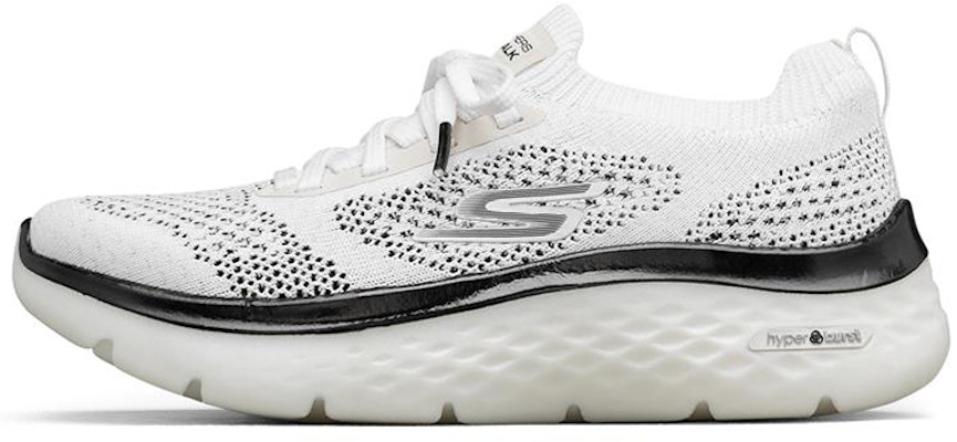 (Women) Skechers Go Walk Hyper Burst Low-Top Sneakers White/Black 124593-WBK Buy (Women) Skechers Go Walk Hyper Burst Low-Top Sneakers White/Black 124593-WBK