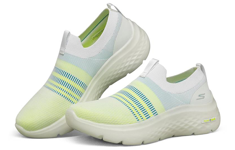 Lookbook (W) Skechers Go Walk Hyper Burst Loafer Wit/Multicolor 124579-WMLT