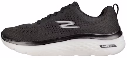 (Women) Skechers Go Walk Hyper Burst Low-Top Black/White 124578-BKW (Women) Skechers Go Walk Hyper Burst Low-Top Black/White 124578-BKW