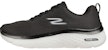 (W) Skechers Go Walk Hyper Burst Low-Top Hitam/Putih 124578-BKW