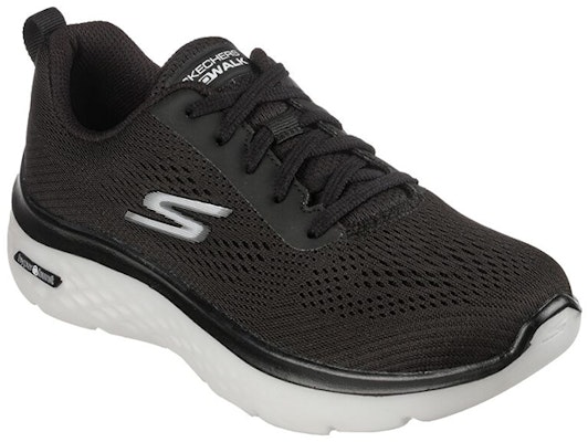 Skechers Go Walk Hyper Burst 低筒運動鞋 女款 黑白拼色 Lookbook Skechers Go Walk Hyper Burst 低筒運動鞋 女款 黑白拼色