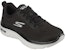 (W) Skechers Go Walk Hyper Burst Low-Top Hitam/Putih 124578-BKW