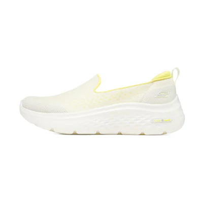 (W) Skechers Go Walk Hyper Burst Slip-On 'White Yellow'