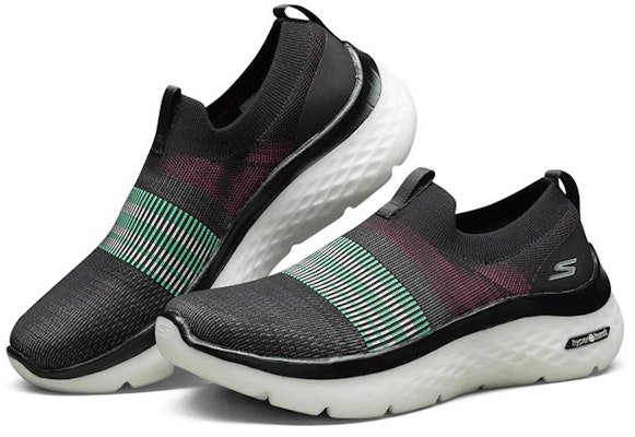 (W) Skechers Go Walk Hyper Burst Slip-Ons Hitam/Multi 124579-BKMT Lookbook (W) Skechers Go Walk Hyper Burst Slip-Ons Hitam/Multi 124579-BKMT