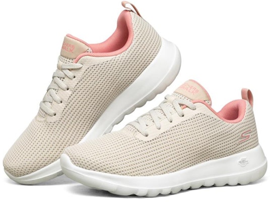 (W) Skechers Go Walk Joy Zapatos para Correr Marfil/Rosa 15641-OFPK Lookbook (W) Skechers Go Walk Joy Zapatos para Correr Marfil/Rosa 15641-OFPK