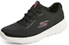 Lookbook (W) Skechers Go Walk Joy 'Hitam Putih' 124094-BKW