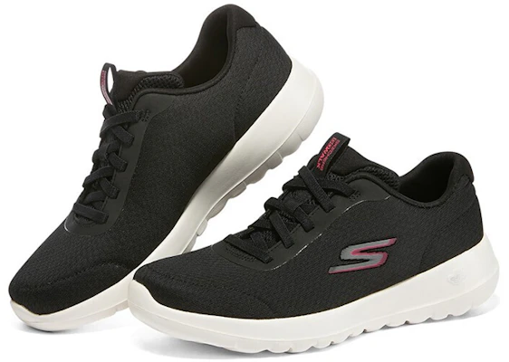 (W) Skechers Go Walk Joy 'Hitam Putih' 124094-BKW Shop (W) Skechers Go Walk Joy 'Hitam Putih' 124094-BKW