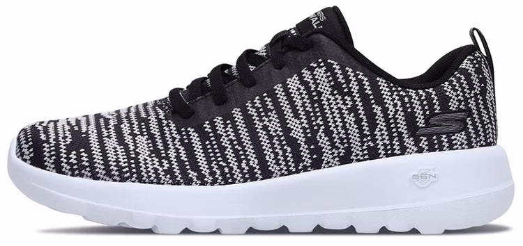 women-skechers-go-walk-joy-black-white-15603-bkw