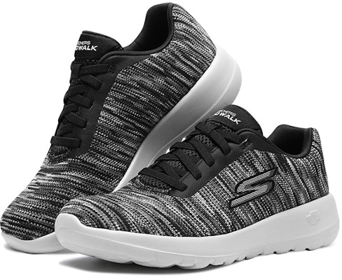 (Women) Skechers Go Walk Joy Low-Top Black/White 15614-BKGY Shop (Women) Skechers Go Walk Joy Low-Top Black/White 15614-BKGY