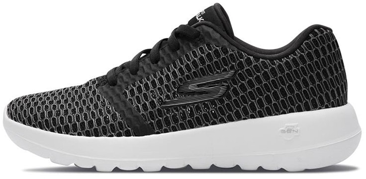 women-skechers-go-walk-joy-black-white-slip-on-15606-bkw