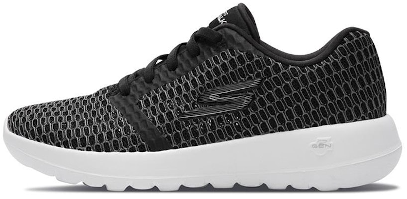 (W) 斯凯奇Go Walk Joy黑白色一脚蹬鞋 15606-BKW Buy (W) 斯凯奇Go Walk Joy黑白色一脚蹬鞋 15606-BKW