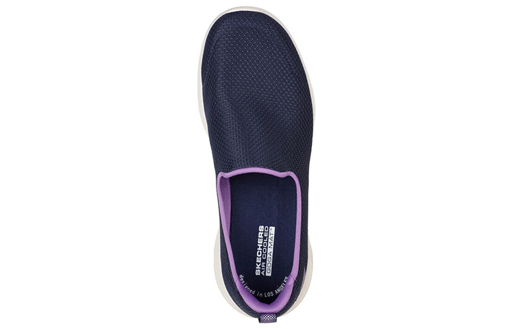 Shop (Women) Skechers Go Walk Joy 'Blue Purple Slip-On' 124704-NVLV