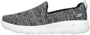 (W) Skechers GO WALK Joy 'Everly Ringan Bernafas Kasual Rendah Kelabu' 124660-BKGY
