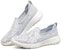 (W) Skechers Go Walk Joy 'Kelabu Putih' 896020-LTGY