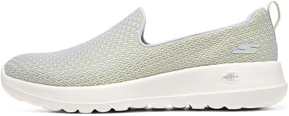 (Women) Skechers Go Walk Joy 'Sensational Day - Light Grey Yellow' 124199-LGYL Buy (Women) Skechers Go Walk Joy 'Sensational Day - Light Grey Yellow' 124199-LGYL